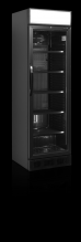 TEFCOLD CEV 425 CP BLACK Chladicí skříň jednodveřová s prosklenými dveřmi 